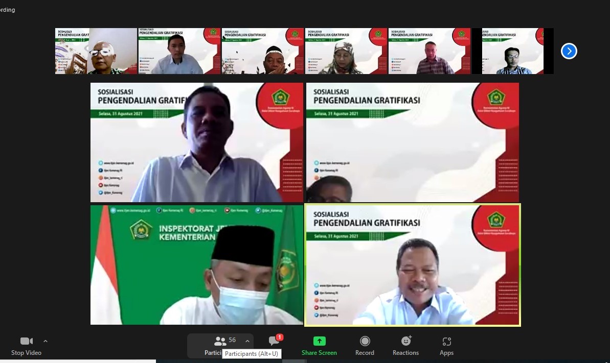 Bangun Lembaga yang Bersih dari Korupsi, BDK Surabaya Adakan Sosialisasi Pengendalian Gratifikasi 